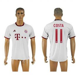 Bayern Munchen #11 Costa White Soccer Club Jersey