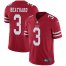 Nike San Francisco 49ers #3 C.J. Beathard Red Team Color Mens Stitched NFL Vapor Untouchable Limited Jersey