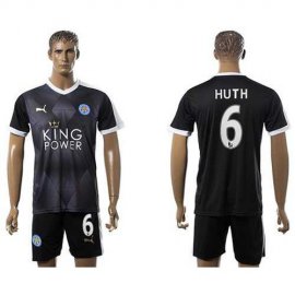 Leicester City #6 Huth Away Soccer Club Jersey