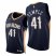 Nike New Orleans Pelicans #41 Garrett Temple Womens 2021-22 75th Diamond Anniversary NBA Jersey Navy Womens