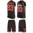 Nike Cleveland Browns #93 B.J. Goodson Brown Team Color Mens Stitched NFL Limited Tank Top Suit Jersey