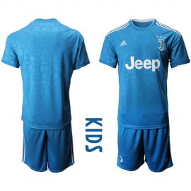 Juventus Blank Third Kid Soccer Club Jersey