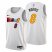 Nike Miami Heat #8 Markieff Morris Mens 2022-23 City Edition NBA Jersey – Cherry Blossom White Mens