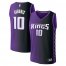 Domantas Sabonis Sacramento Kings Fanatics Branded 2023/24 Fast Break Replica Jersey – Statement Edition – Purple