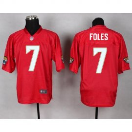 Nike Jacksonville Jaguars #7 Nick Foles Red Mens Stitched NFL Elite QB Practice Jersey