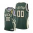 Nike Bucks Custom 2021 NBA Finals Champions Swingman Earned Edition Jersey Green