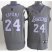 Los Angeles Lakers 24 Kobe Bryant Grey Revolution 30 Swingman NBA Jerseys Cheap