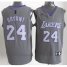 Los Angeles Lakers 24 Kobe Bryant Grey Revolution 30 Swingman NBA Jerseys Cheap