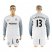 Manchester City #13 Caballero White Goalkeeper Long Sleeves Soccer Club Jersey