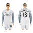 Manchester City #13 Caballero White Goalkeeper Long Sleeves Soccer Club Jersey