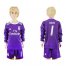 Real Madrid #1 Navas Away Long Sleeves Kid Soccer Club Jersey