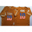 Texas Longhorns #10 Vince Young Orange USA Flag College Jersey