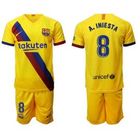 Barcelona #8 A.Iniesta Away Soccer Club Jersey