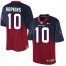 Nike Houston Texans #10 DeAndre Hopkins Navy Blue/Red Mens Stitched NFL Elite Fadeaway Fashion Jersey