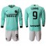 Inter Milan #9 Lukaku Away Long Sleeves Soccer Club Jersey