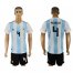 Argentina #4 PEZZELLA Home 2018 FIFA World Cup Soccer Jersey