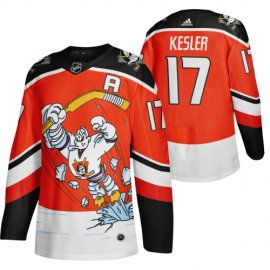 Anaheim Ducks #17 Ryan Kesler Red Mens Adidas 2020-21 Reverse Retro Alternate NHL Jersey