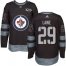 Adidas Winnipeg Jets #29 Patrik Laine Black 1917-2017 100th Anniversary Stitched NHL Jersey