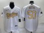 Dodgers 50 Mookie Betts White Nike 2022 MLB All Star Cool Base Jersey
