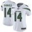 Nike New York Jets #14 Sam Darnold White Womens Stitched NFL Vapor Untouchable Limited Jersey