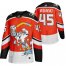 Anaheim Ducks #45 Andy Welinski Red Mens Adidas 2020-21 Reverse Retro Alternate NHL Jersey