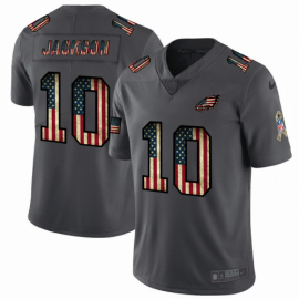 Nike Philadelphia Eagles #10 Desean Jackson 2018 Salute To Service Retro USA Flag Limited NFL Jersey