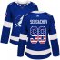 Adidas Tampa Bay Lightning #98 Mikhail Sergachev Blue Home Authentic USA Flag Womens Stitched NHL Jersey
