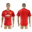 Manchester United Blank Red Home Soccer Club Jersey