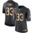 Nike New York Jets #33 Jamal Adams Black Mens Stitched NFL Limited Gold Salute To Service Jersey
