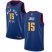 Mens Nike Denver Nuggets #15 Nikola Jokic Blue NBA Swingman Statement Edition Jersey