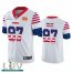 Kansas City Chiefs #87 Travis Kelce White Super Bowl LIV 2020 Mens Nike Team Logo USA Flag Vapor Untouchable Limited NFL Jersey