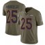 Nike Denver Broncos #25 Chris Harris Jr Olive Mens Stitched NFL Limited 2017 Salute to Service Jersey