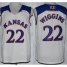 Kansas Jayhawks 22 Andrew Wiggin White NCAA Basketball Authentic Jersey