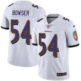Nike Baltimore Ravens #54 Tyus Bowser White Mens Stitched NFL Vapor Untouchable Limited Jersey