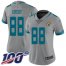 Nike Jacksonville Jaguars #88 Tyler Eifert Silver Womens Stitched NFL Limited Inverted Legend 100th Season Jersey