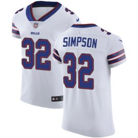 Nike Buffalo Bills #32 O. J. Simpson White Mens Stitched NFL Vapor Untouchable Elite Jersey