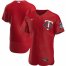Minnesota Twins Mens Nike Red Alternate 2020 Authentic Official Team MLB Jersey