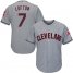 Cleveland Indians #7 Kenny Lofton Grey Road Stitched Youth MLB Jersey