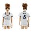 Womens Real Madrid #6 Nacho Home Soccer Club Jersey
