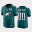 Philadelphia Eagles Custom Green Mens Nike Big Team Logo Player Vapor Limited NFL Jersey