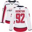 Adidas Washington Capitals #92 Evgeny Kuznetsov White Road Authentic Womens Stitched NHL Jersey