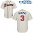 Atlanta Braves #3 Dale Murphy Cream Cool Base Stitched Youth MLB Jersey