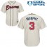 Atlanta Braves #3 Dale Murphy Cream Cool Base Stitched Youth MLB Jersey