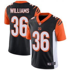 Nike Cincinnati Bengals #36 Shawn Williams Black Team Color Mens Stitched NFL Vapor Untouchable Limited Jersey