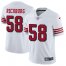 Nike San Francisco 49ers #58 Weston Richburg White Rush Mens Stitched NFL Vapor Untouchable Limited Jersey