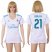 Womens Real Madrid #21 Morata Home Soccer Club Jersey