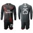AC Milan #25 Reina Third Long Sleeves Soccer Club Jersey