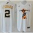 San Antonio Spurs 2 Kawhi Leonard White 2014 Fianls Champions NBA Jerseys