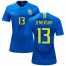 Womens Brazil #13 Jemerson Away Soccer Country Jersey