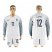 Greece #12 Kapino White Goalkeeper Long Sleeves Soccer Country Jersey